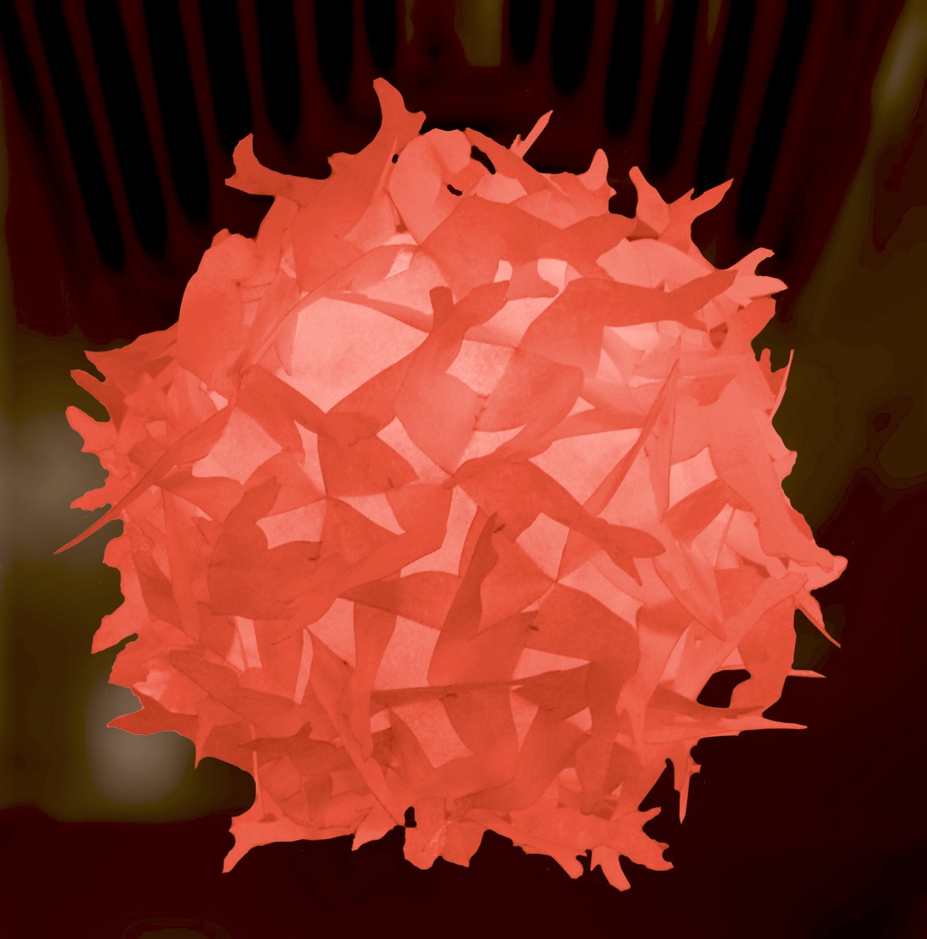 If the lamp is the only light source, the frost melts away. frostless