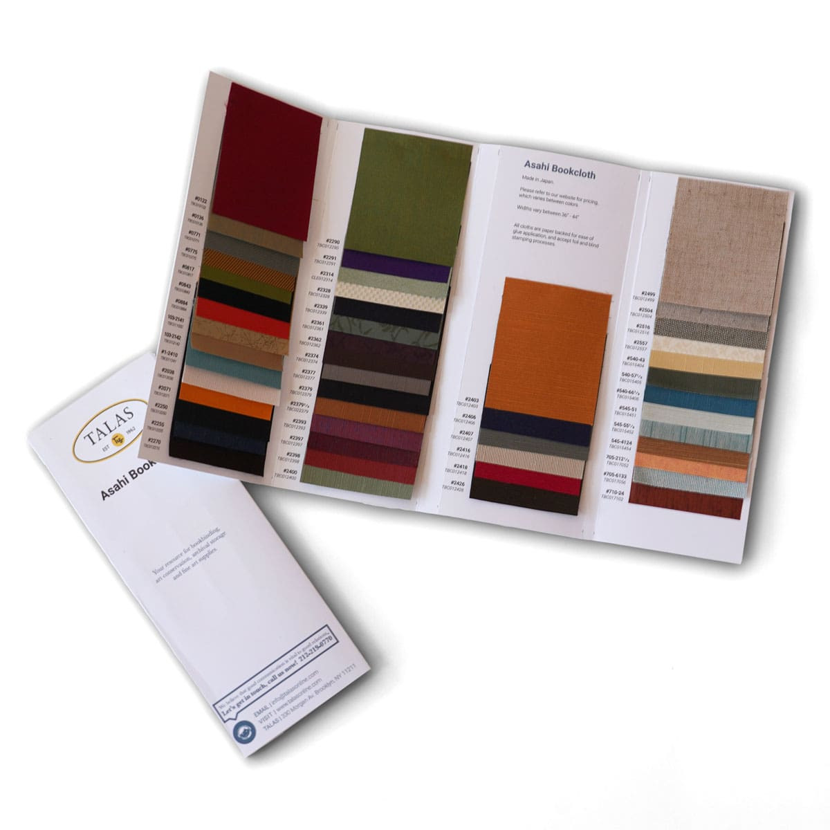 Talas Asahi Bookcloth. talas-samples