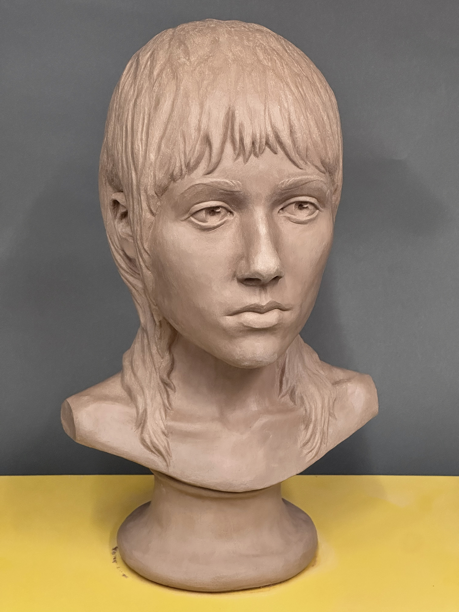 Elena Evich self-portrait, Spring 2025. bust-11