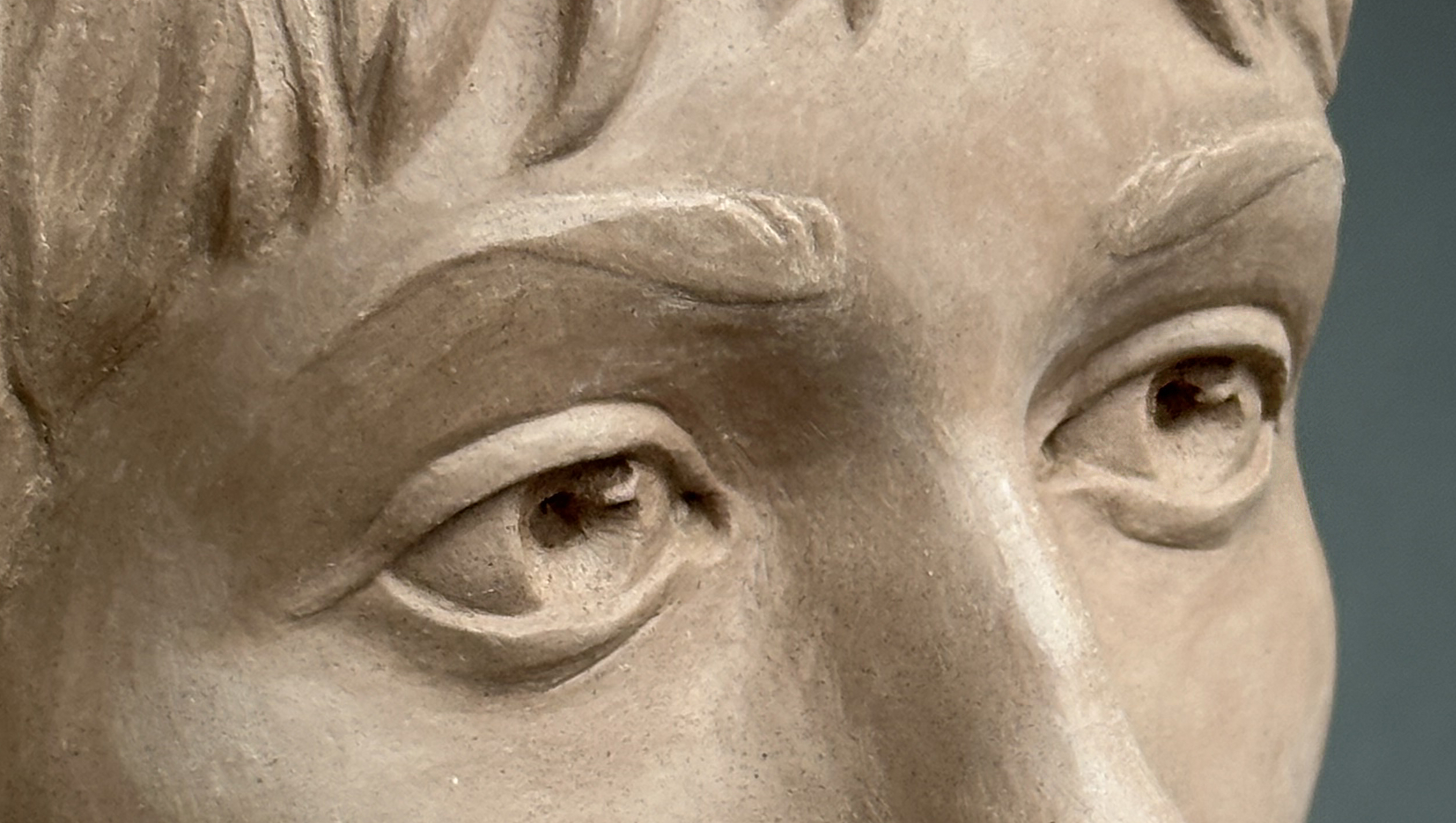 Close-up of eyes. Self-portrait by Elena Evich, Fall 2025. eye-detail-8